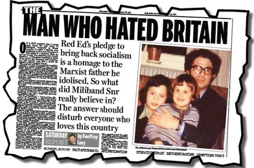 Ralph Miliband in the Daily Mail